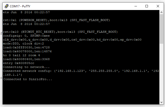Sinric Pro MicroPython Connected